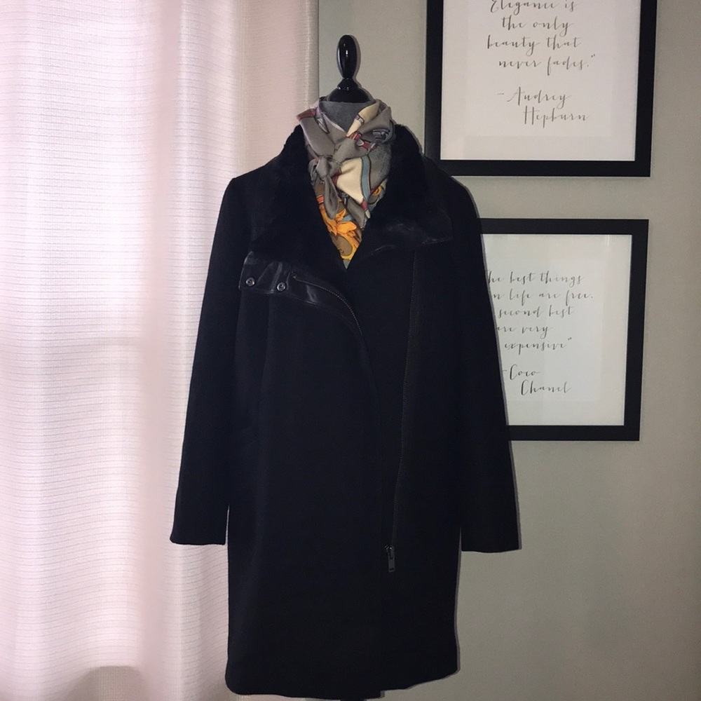 ⚜️Banana Republic Wool Moto Style Trench Coat S⚜️